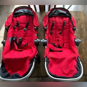 Baby Jogger City Select - seats only in color red